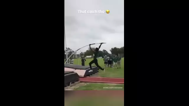YOU NEED 100% LUCK FOR THIS 🤯 (Pole vaulting can have the craziest outcomes) #shorts