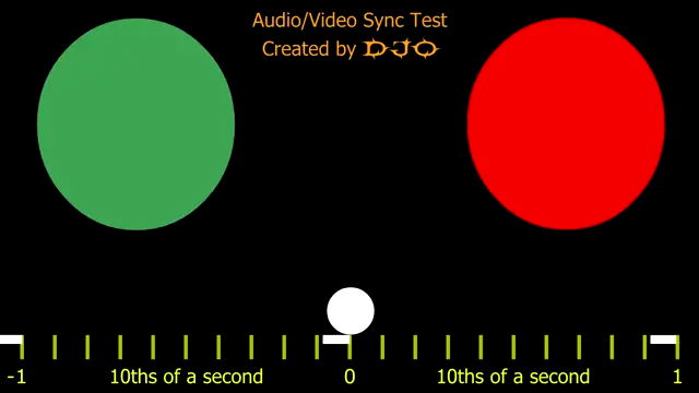 Audio Video Sync Test